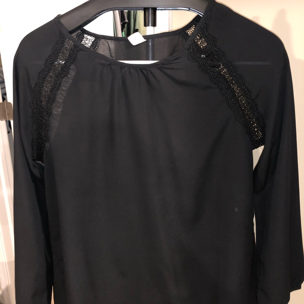 Black dress shirt